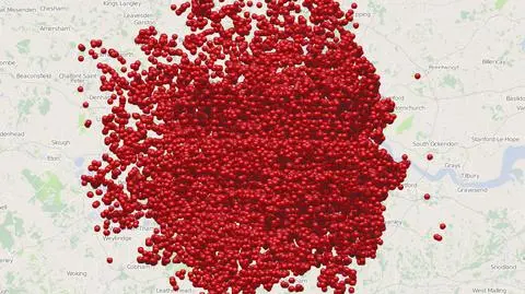 Bomby Luftwaffe na londyńskich ulicach "do wglądu" w sieci