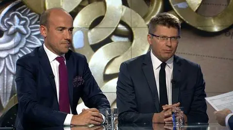 Borys Budka i Marcin Warchoł w "Faktach po Faktach"