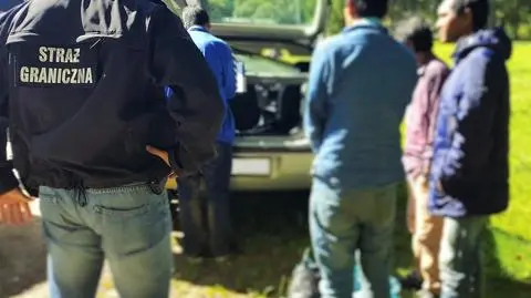 Trzy samochody, ośmiu imigrantów z Bangladeszu