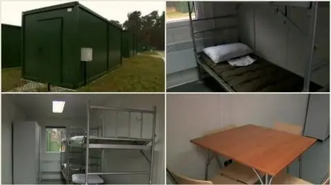Kontenery i domki czekają na uchodźców z Ukrainy