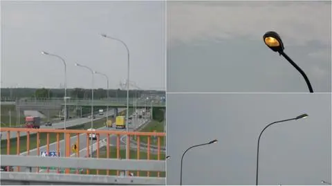 Oświetlają autostradę w środku dnia
