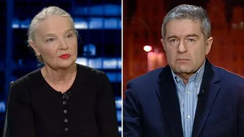 Jadwiga Staniszkis i Władysław Frasyniuk w "Kropce nad i" 