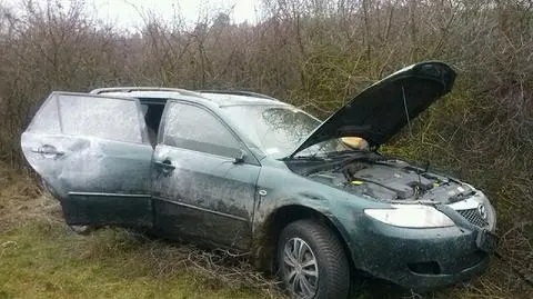 Pijany ukradł samochód, próbował go spalić