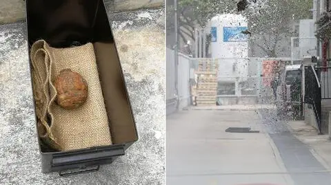 Hongkong. Granat znaleziony w ziemniakach z Francji