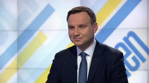Andrzej Duda w "Jeden na jeden"