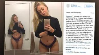 Modelka plus size pokazała swoje dwa zdjęcia