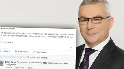 Kontrowersyjny wpis Zenona Żyndy