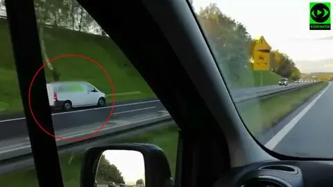 Kierowca jechał pod prąd