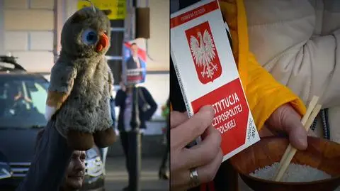 Augustów. Policja spisała demonstrujących w czasie wizyty premiera