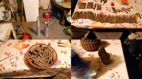 Miał w mieszkaniu naboje, granaty i... rakietę