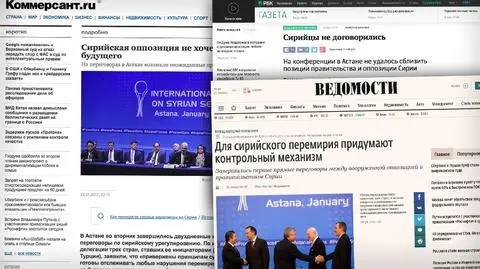 Rosyjska prasa: rozmowy na temat Syrii bez przełomu