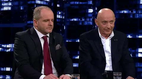 Paweł Kowal i Jerzy Dziewulski w "Kropce nad i"