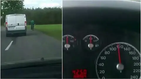 Nagrał, jak radiowóz łamie przepisy. "Tak się bawi polska policja"