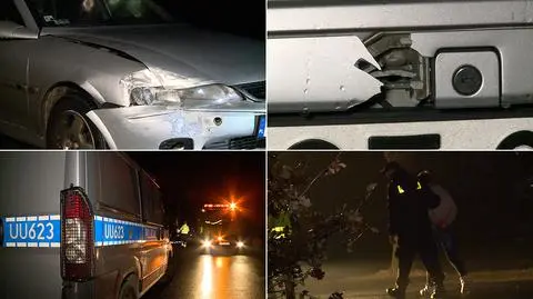 Samochodem jechali sami nastolatkowie