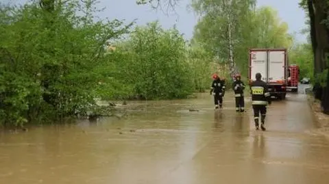 Gwałtowne burze w Małopolsce