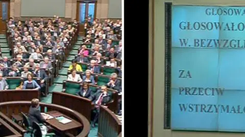 Premier głosował trzy 
razy. W ciągu roku