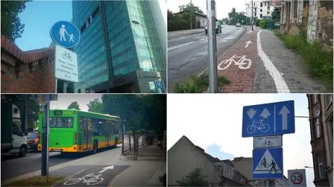 Źle zaprojektowane drogi rowerowe były w Poznaniu normą