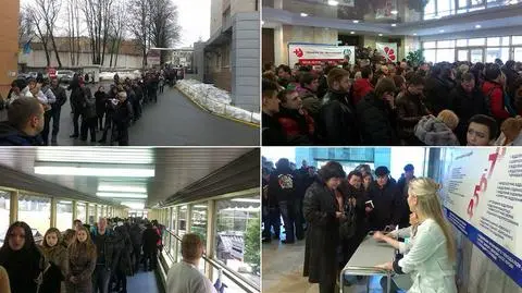 Setki chętnych do oddania krwi