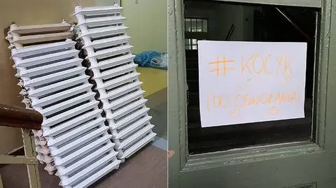 Świnoujście: zdemontowali grzejniki, licealiści prowadzą akcję #kocyk