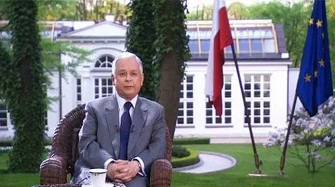 Prezydent z ogrodu przemówił do Polaków