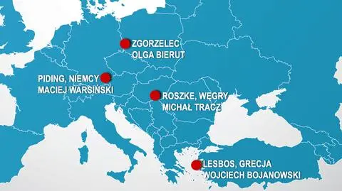 Relacje reporterów TVN24 na temat kryzysu imigrancyjnego w UE