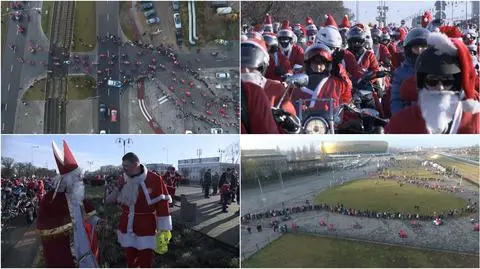 Mikołaje na motocyklach w Trójmieście