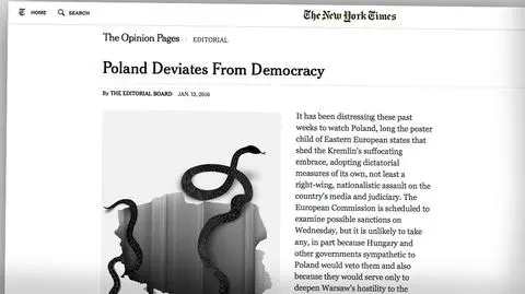 Amerykański dziennik o sankcjach na Polskę. New York Times o PiS