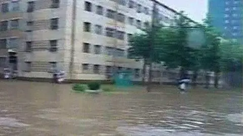 Katastrofalne powodzie w Korei Północnej