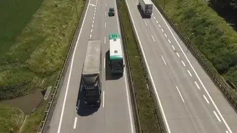 Na A4 kierowcy ciężarówek nie mogą już wyprzedzać