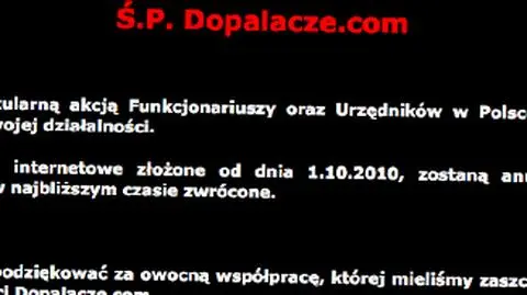 Koniec dopalaczy.com. "Rząd RP jest zdolny do wszystkiego"