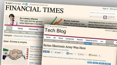 "Syryjska Armia Elektroniczna" zaatakowała "Financial Times"