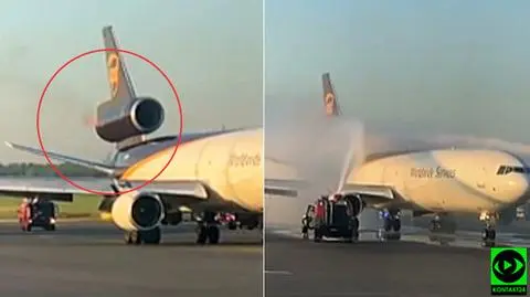 Awaryjne lądowanie na lotnisku Chopina