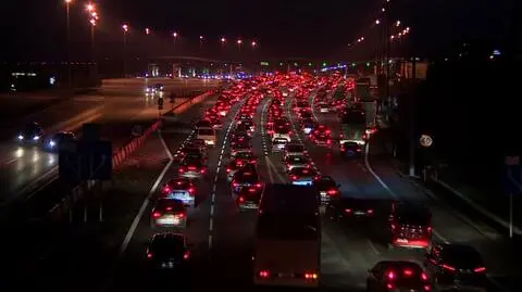 Powroty do domów. Korki na autostradach