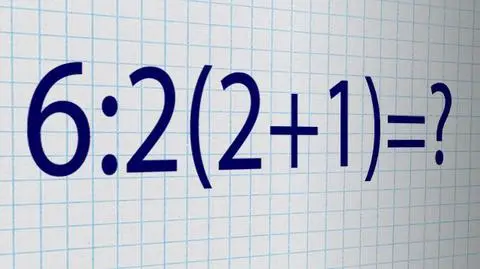 Internet tym żyje: 6/2(2+1). Ekspert wyjaśnia zagadkę tego działania