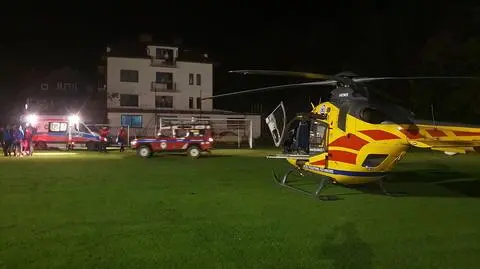 Jaworki. Baca wpadł do ogniska, jest ciężko poparzony