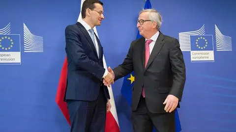 Mateusz Morawiecki i Jean-Claude Juncker