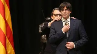 Puigdemont zaprezentował listę wyborczą Razem dla Katalonii