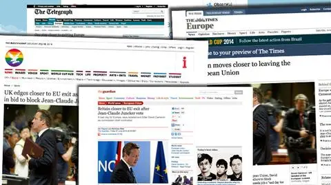 "Wielka Brytania zrobiła krok w kierunku wyjścia z Unii". Brytyjskie gazety zgodne po "klęsce Camerona"