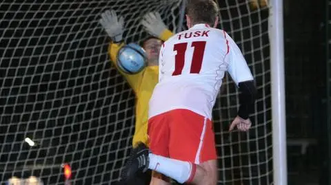 Tusk strzelił gola