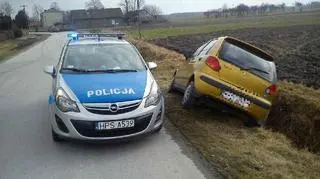 Pijana kobieta spowodowała kolizję