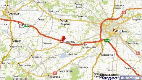 Zderzenie 4 aut na A4. 
Autostrada zablokowana