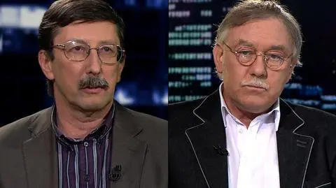 Prof. Jan Żaryn i prof. Ireneusz Krzemiński w "Kropce nad i" 