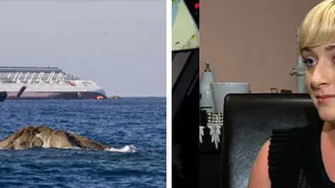 Pływała ze Schettino. 
"Miły, sympatyczny"