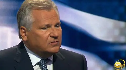 Gościem programu "Świat" był Aleksander Kwaśniewski