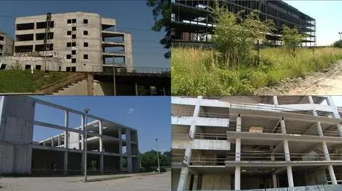 Wrocław wita betonowymi szkieletami.
"Spektakularne architektoniczne trupy"