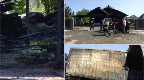 Pożar w Wiślince. Dom spłonął doszczętnie