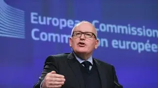 Frans Timmermans jest wiceprzewodniczącym Komisji Europejskiej 