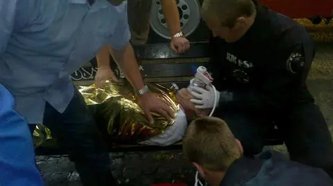 Tonął w fosie, uratowali go płetwonurkowie