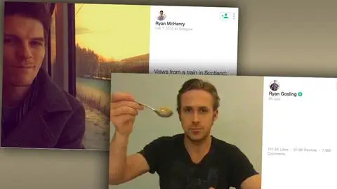 Ryan Gosling uczcił śmierć twórcy memów miską płatków