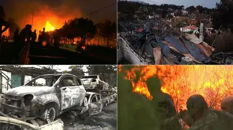 Greckie Mati miesiąc po pożarze. Reportaż Czarno na białym